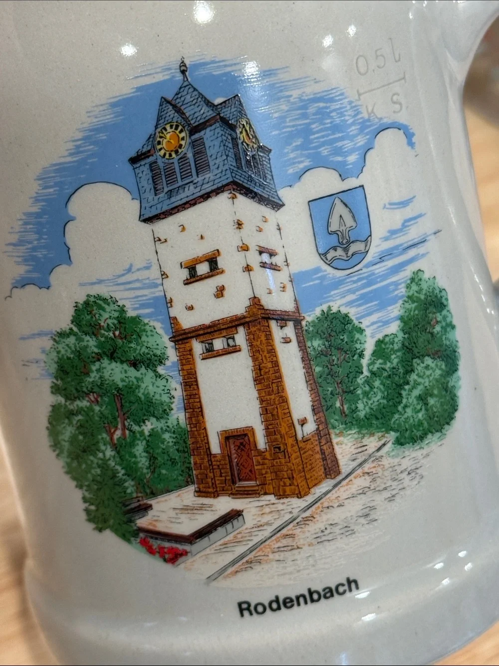 Rodenbach Souvenir Beer Stein Mug